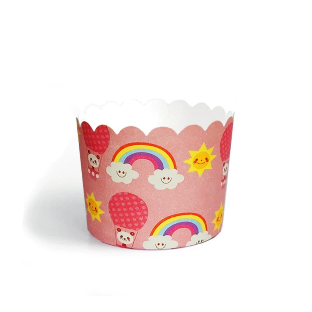 FORMINHA PARA CUPCAKE MÉDIA ESTAMPADA - 50 PEÇAS Tamanho 6*5.5