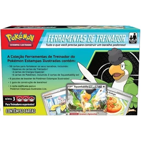 Kit De Ferramentas De Treinador Pokémon Squawkabilly Português