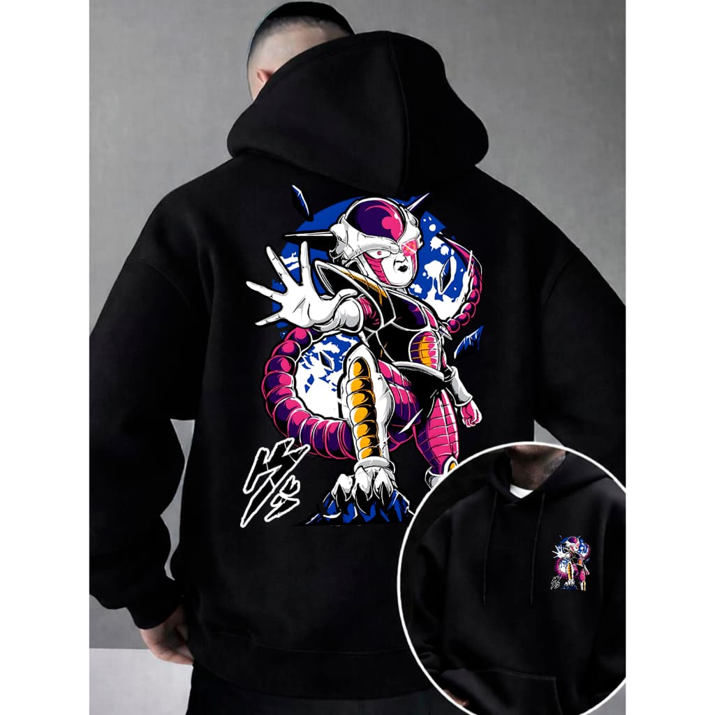 Moletom Masculino Dragon Ball Blusa Moletom Masculino Moletons Masculinos Preto