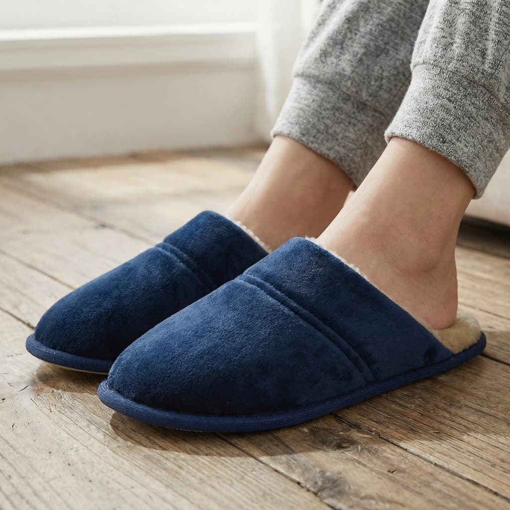 Pantufa Feminino Pelúcia Antiderrapante Confortável Atoalhada Flex Chic Leve Envio Rápido