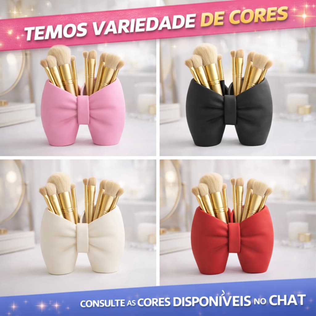 Organizador Porta Pincéis Maquiagem Porta Canetas Porta Lápis Decorativo Penteadeira Porta Maquiagem