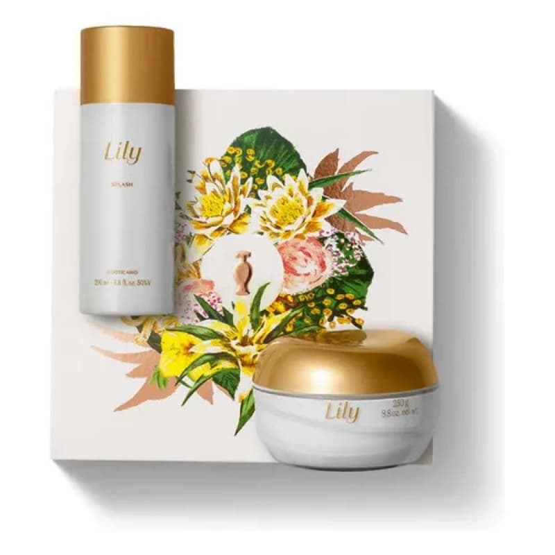 Kit Lily Cuidados: Body Splash + Creme Hidratante Acetinado
