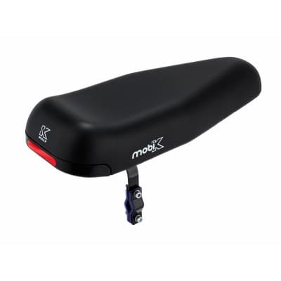 Selim Mobik Basic - Banco de bicicleta estilo mobilete/bikelete para fixação em bagageiro
