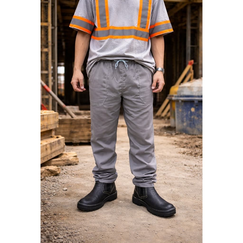 Calça de Brim Premium Pra Trabalho Super Resistentes Pesado Com Ajuste