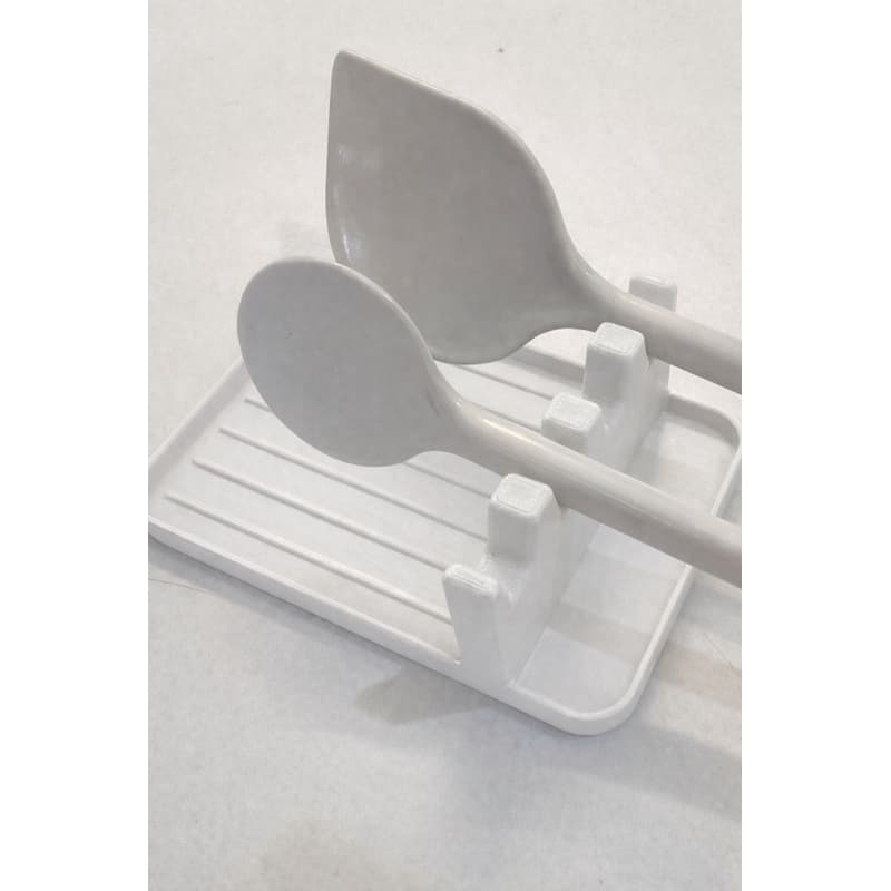 Descanso para Colher e Espátula | Suporte Organizador de Utensílios de Cozinha Anti Sujeira