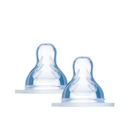 Kit De Bicos De Mamadeira X Fluxo Super Rápido (6meses+) Com 2 Unidades Mam
