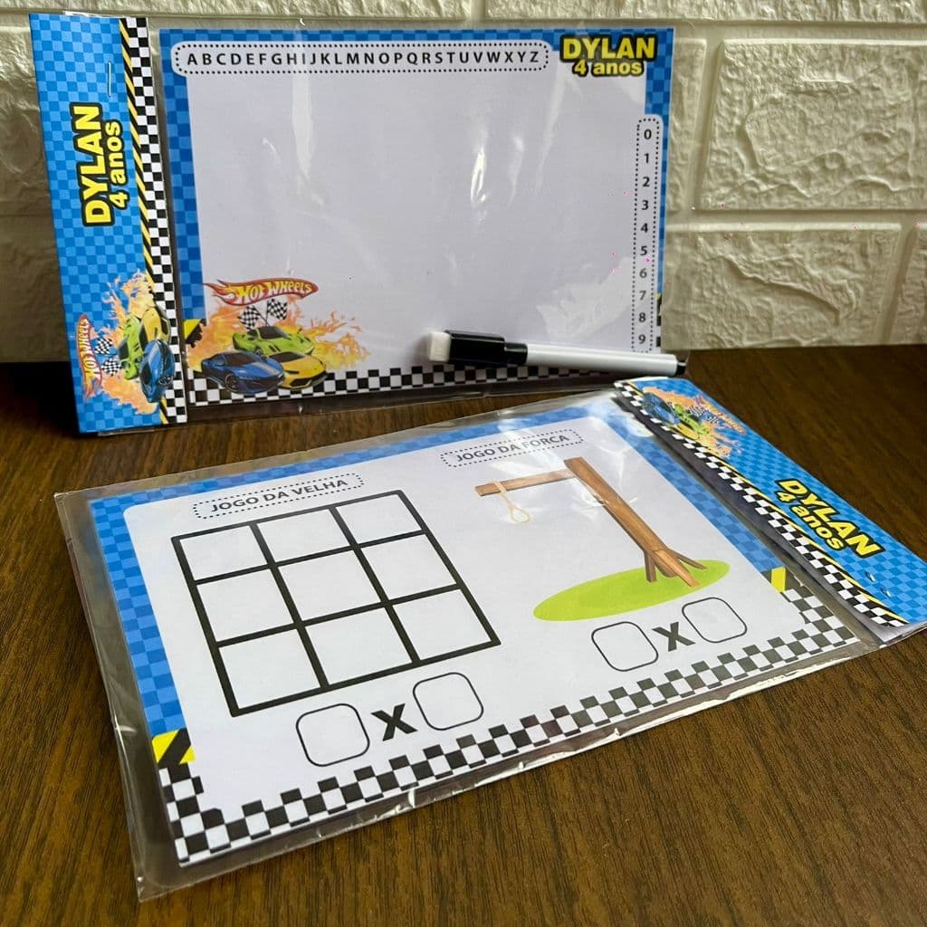 Lousa Mágica 3 em 1 Personalizada | Lembrancinha Festa Infantil com Nome e Idade |  FAZEMOS TODOS OS TEMAS