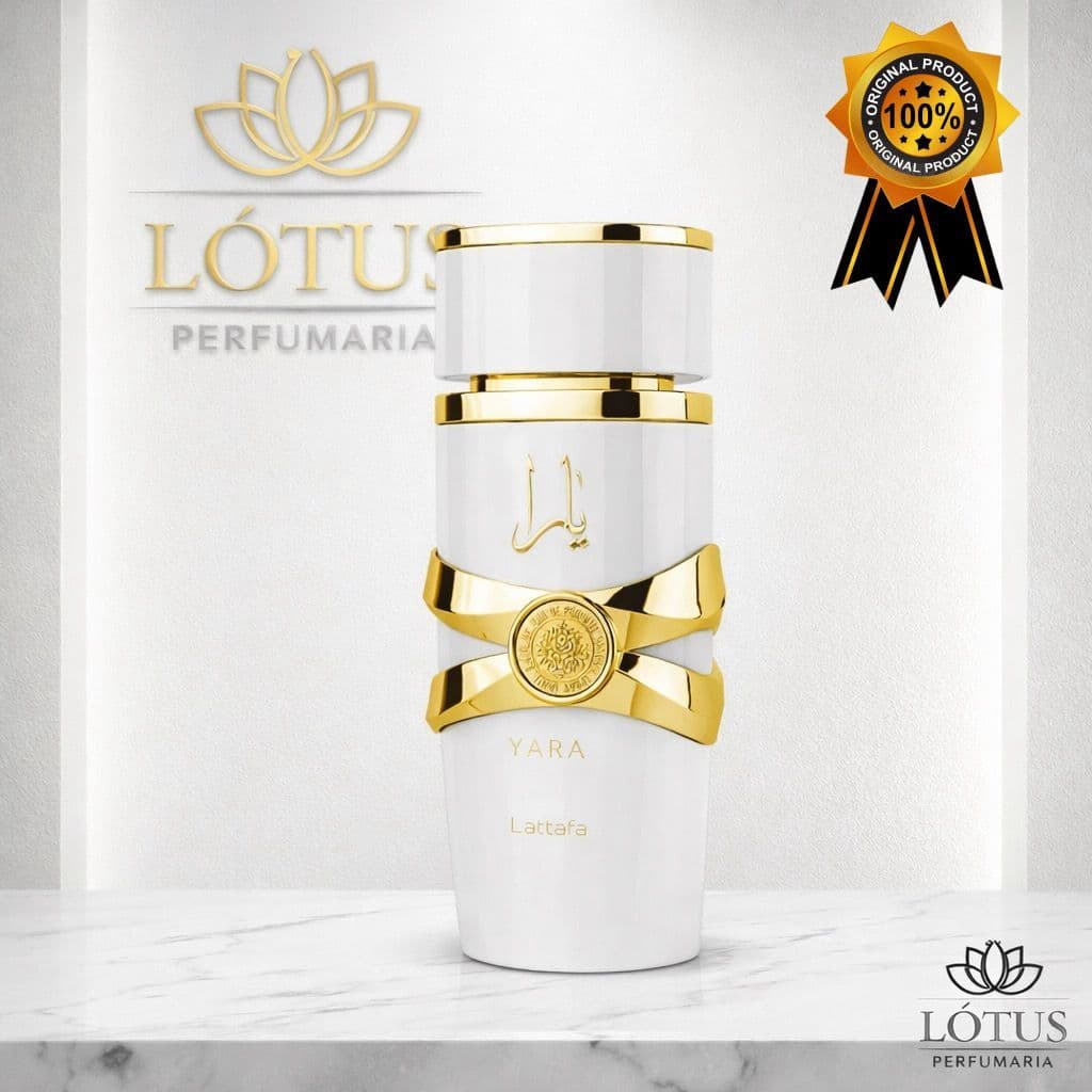 Perfume Arabe Feminino Lattafa Yara Moi Branco- 100ml- EDP- Original