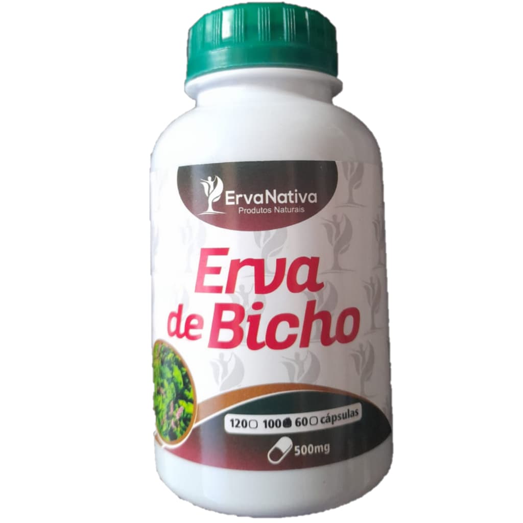Erva de Bicho 500mg | 100 Cápsulas