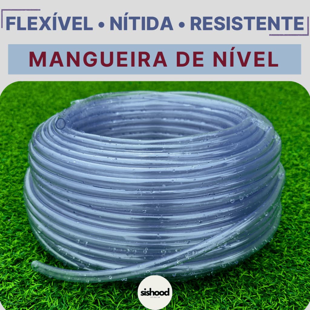 Mangueira de Nível Pedreiro Reforçada de 5m a 20m
