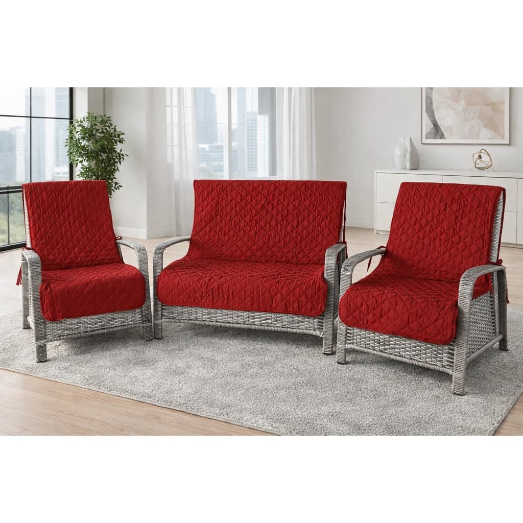 Protetor de Poltronas Namoradeira 1,10cm+2 de 0,55cm sem braços Promoção
