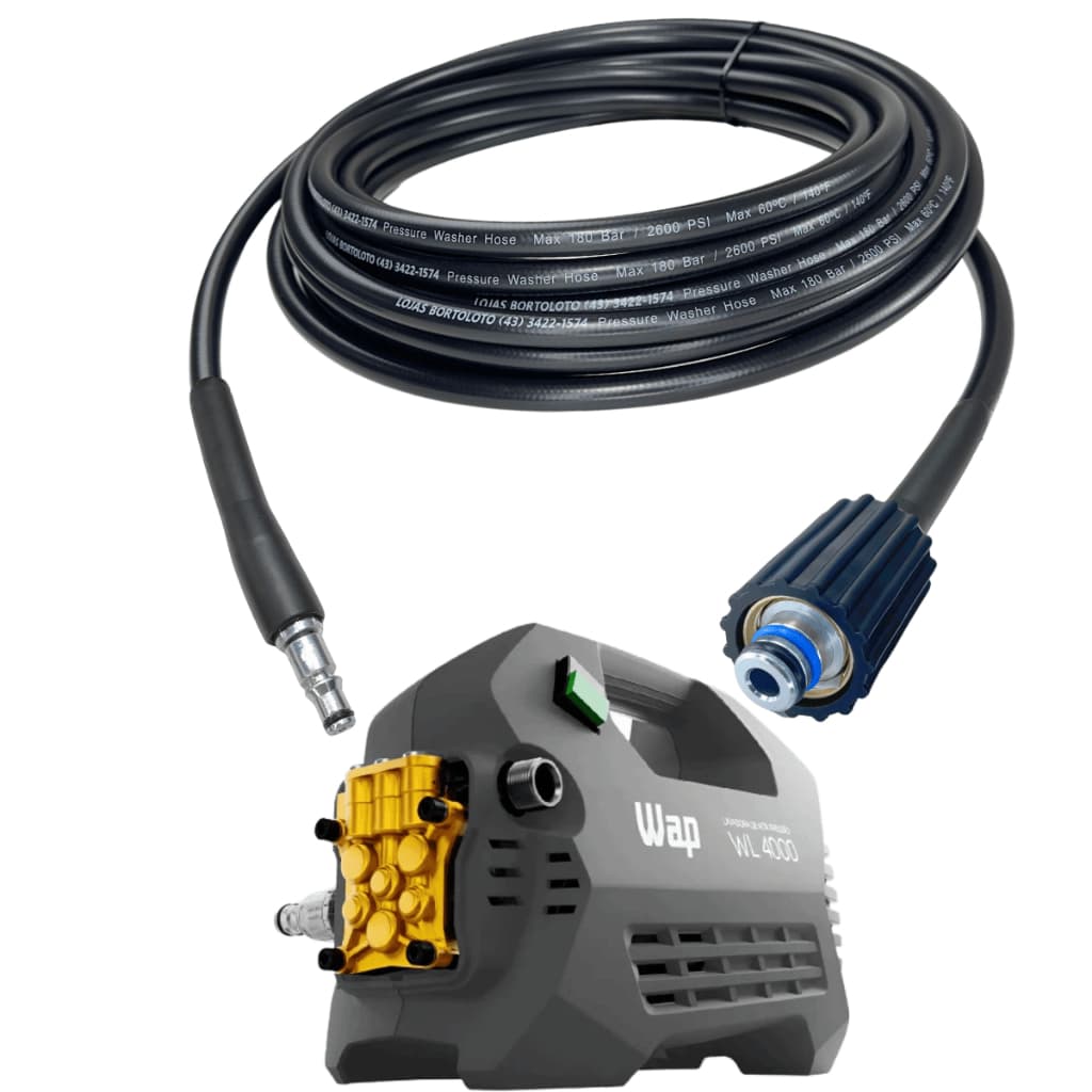 Mangueira Nylon Compatível para Lavadora de Alta Pressão Wap WL 4000 e Electrolux Ews1850