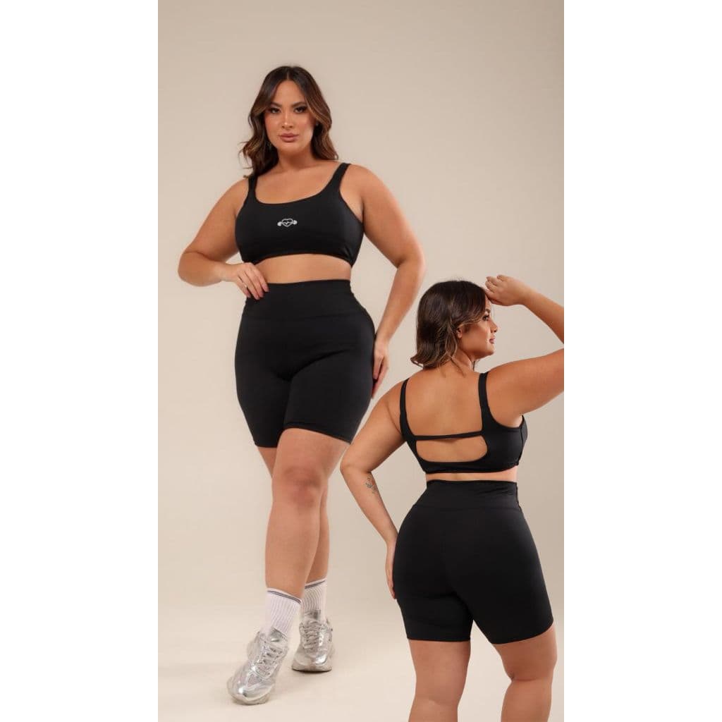PLUS SIZE Conjunto Fitness Academia EXCELENTE QUALIDADE COM BOJO REMOVIVEL