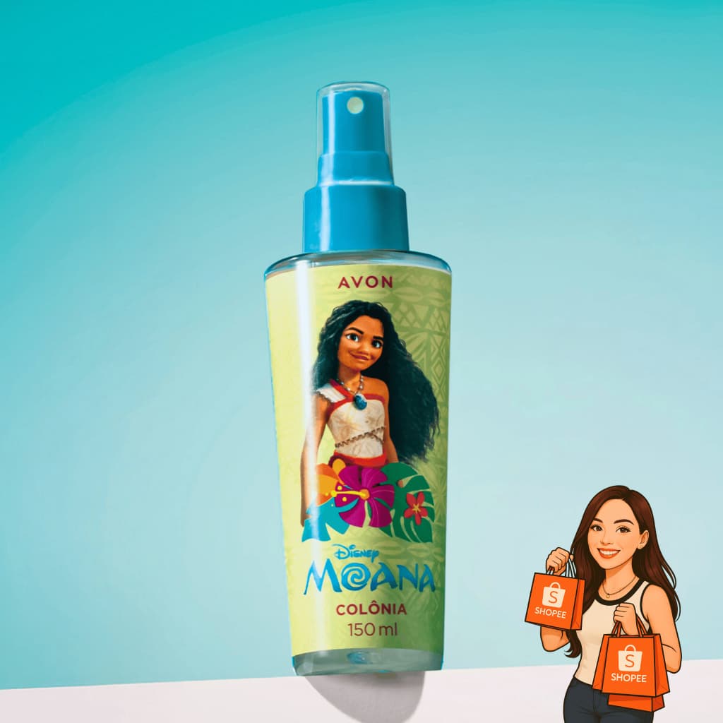 Avon Colônia Infantil Moana Disney 150ml Original