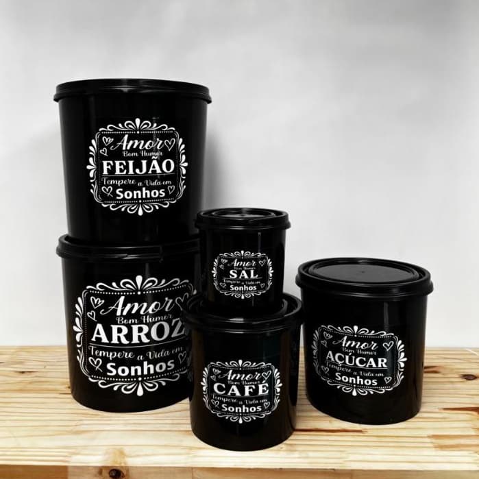 Potes Mantimento Para Cozinha