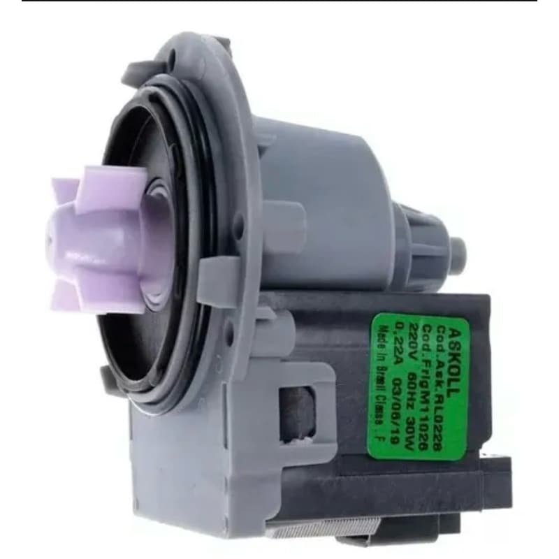 Bomba Para Lavadora Brastemp/Electrolux Universal 220v  Askoll