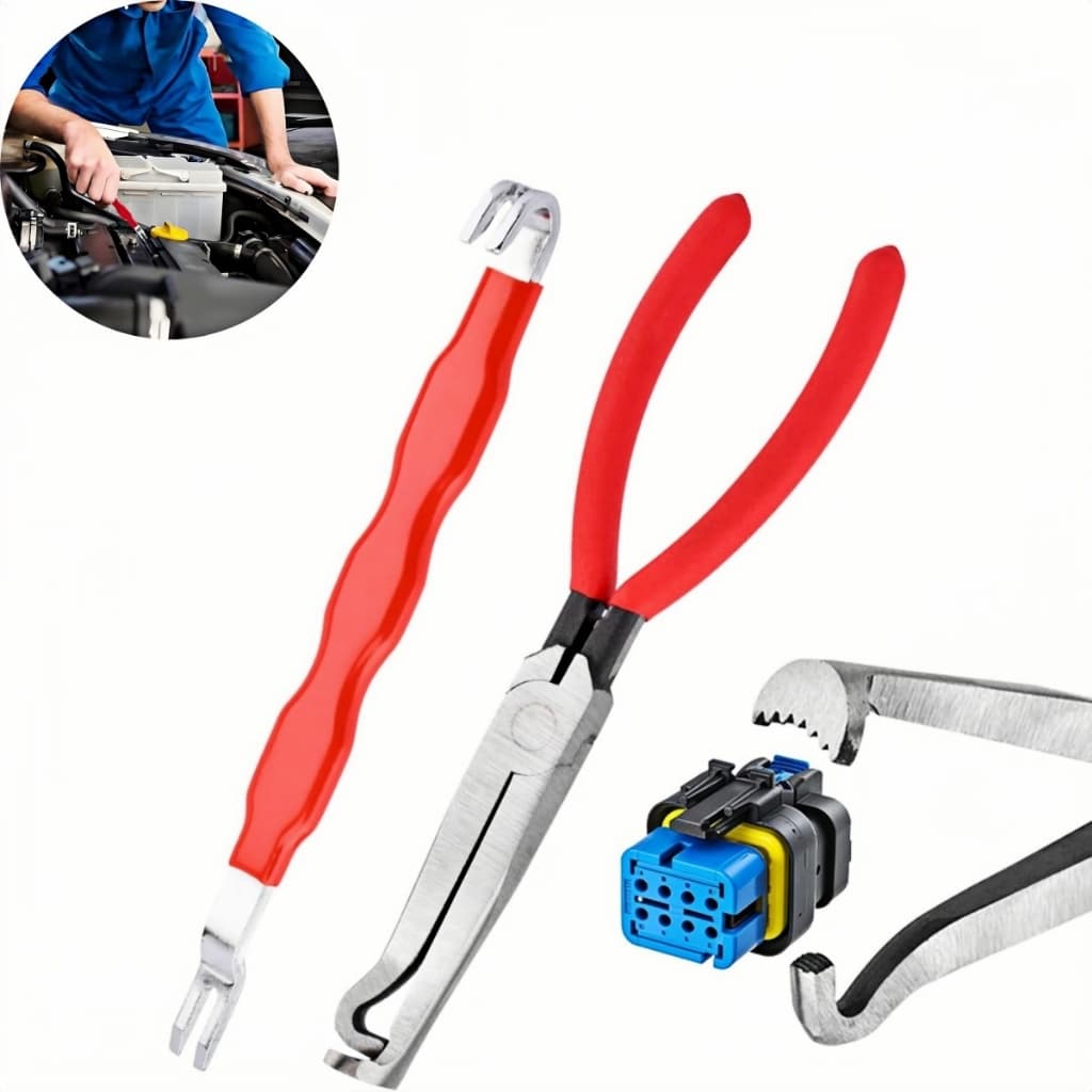 Alicate De Desconexão Elétrica Conjunto De 2 Peças Para Carros , Separador De Conector Automotivo E Ferramenta De Braçad
