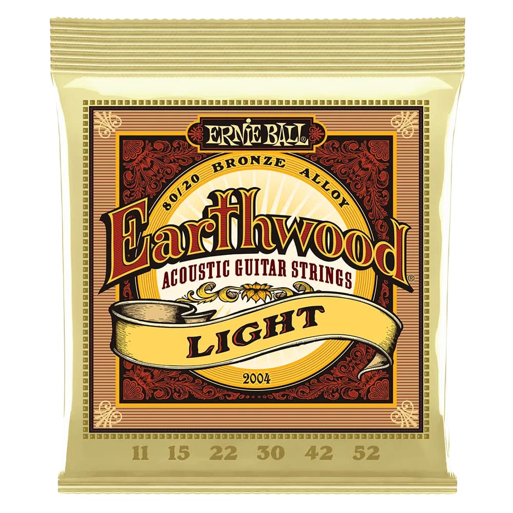 Encordoamento Ernie Ball Violão Aço 011 Earthwood Light 2004