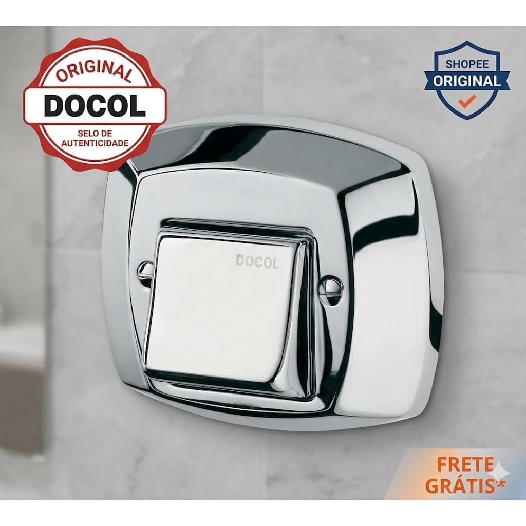 Acabamento Para Válvula De Descarga Docol Original Clássica Cromado