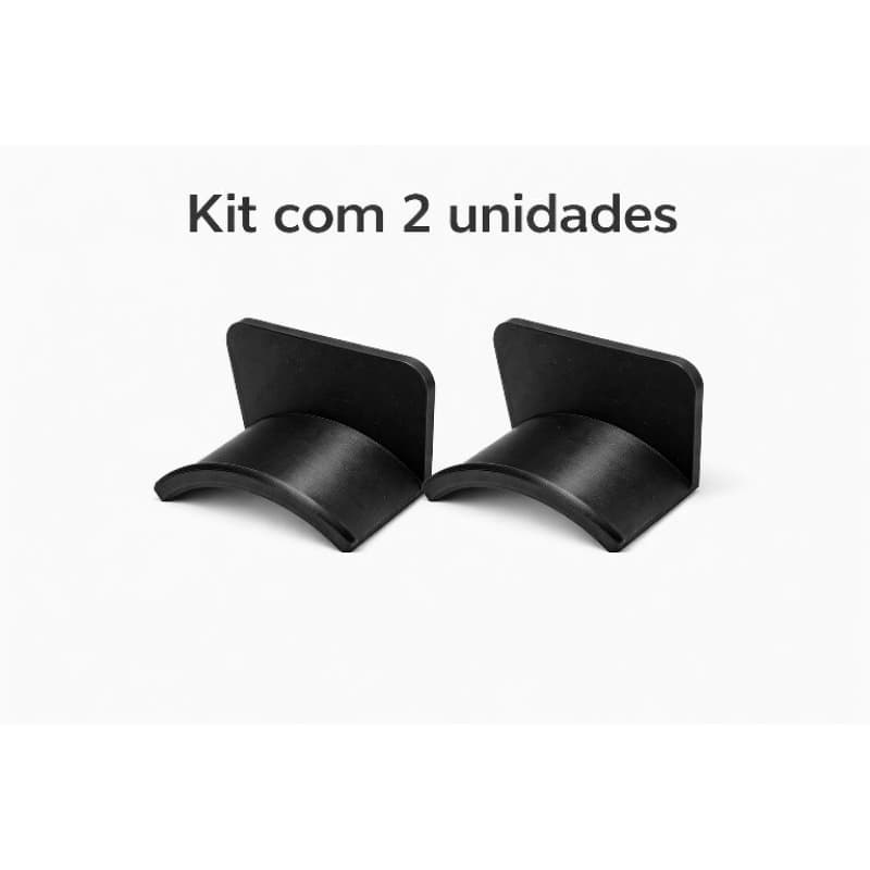 Kit 2 Suportes Headset Parede Gamer | Sem Furo | Instalação Fácil com Fita 3M | PS5 PC Xbox