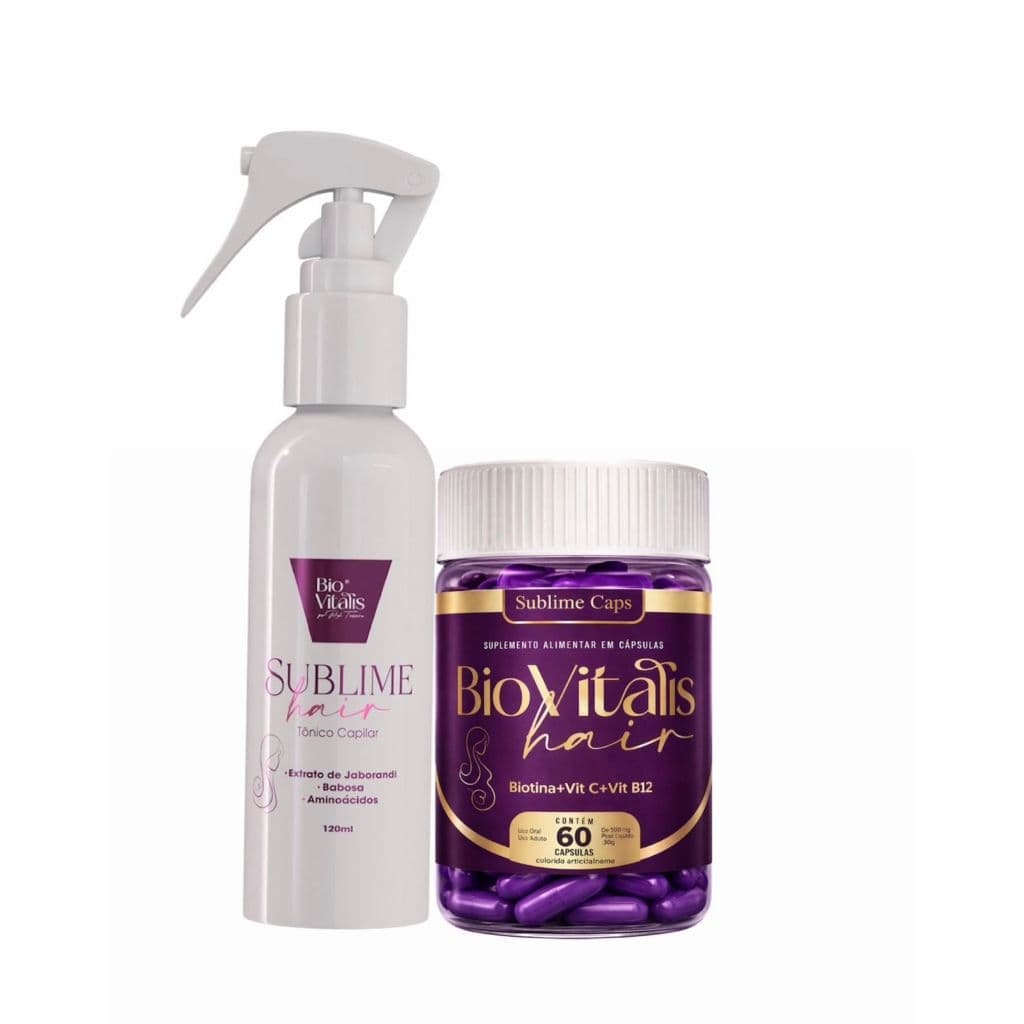 Kit 1 Tônico + 1 Vitamina sublime hair