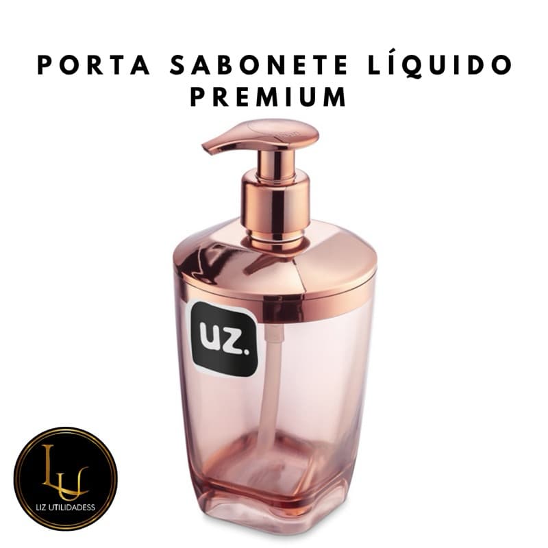 Porta sabonete líquido Premium ou Slim - UZ. fume ou transparente