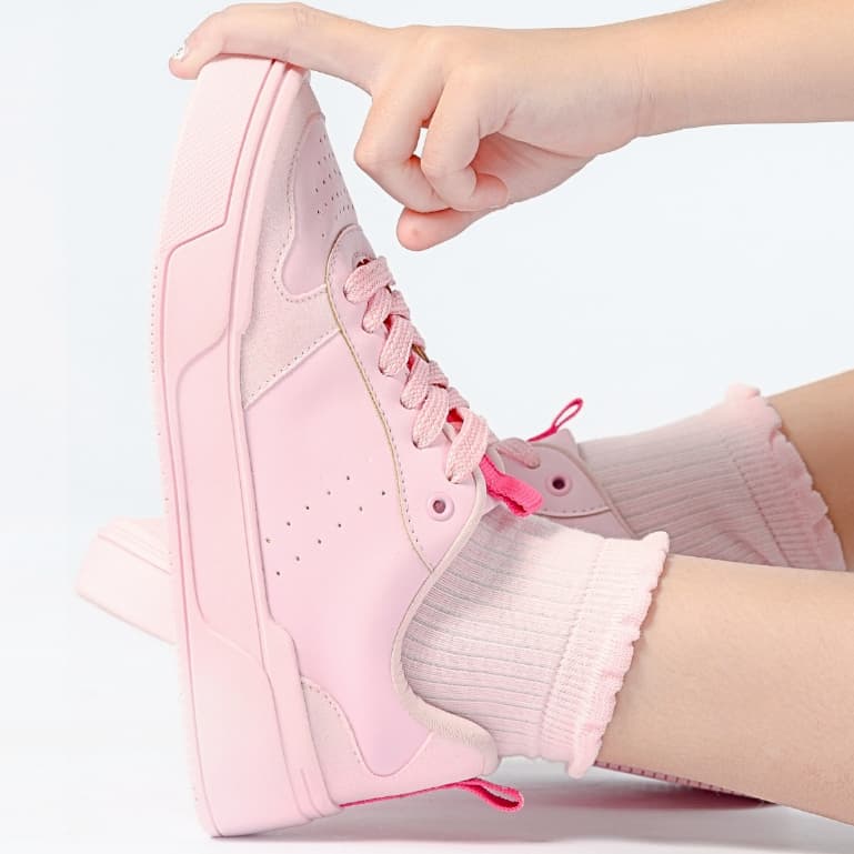 Tenis Infantil Meninas Casual Feminino Rosa Confortável Elegante Original