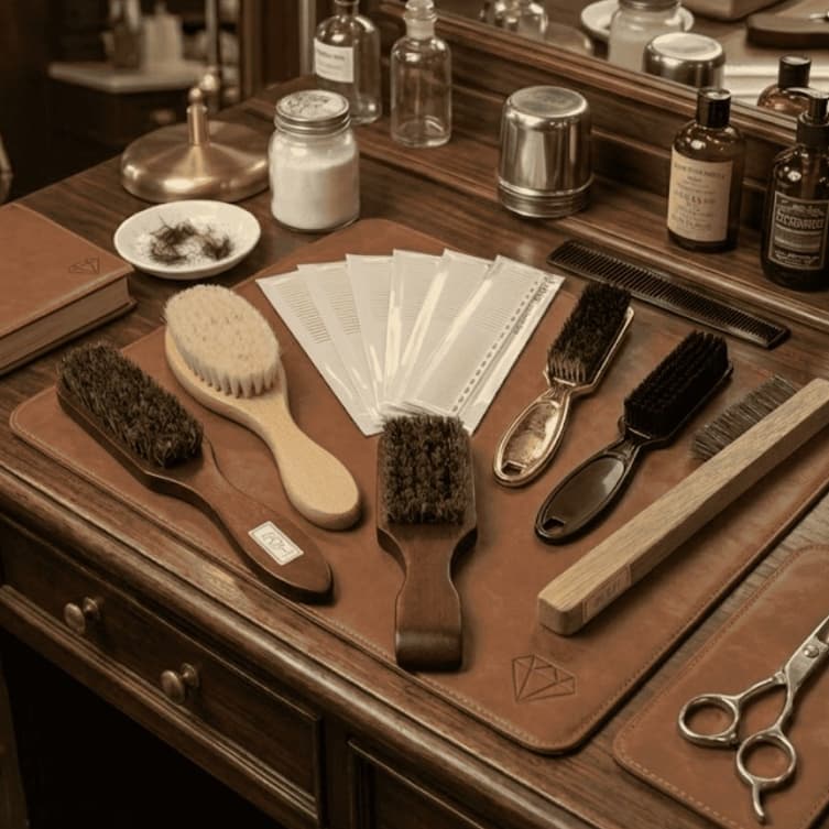 Mini Escovinha de Barba e Disfarce Profissional - Diversos Modelos