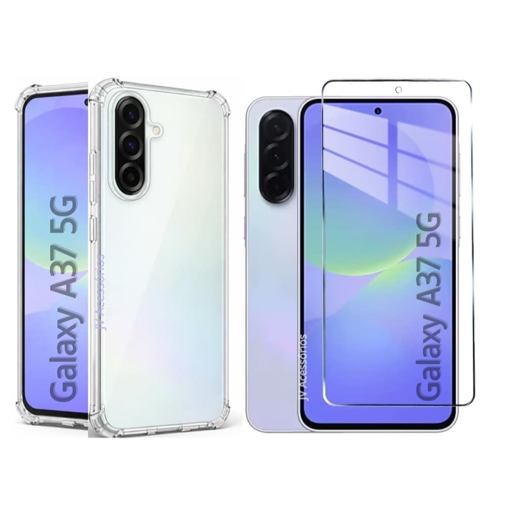 Capa Capinha e Película de Vidro 3D Ou Película Privacidade 3D Para Samsung Galaxy A37