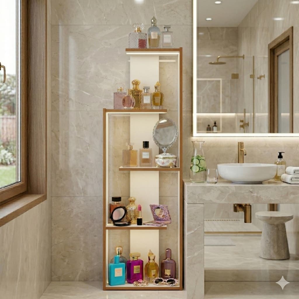 Torre de prateleira Estante 105 cm multiuso para Quarto decoração Estante multiuso perfume