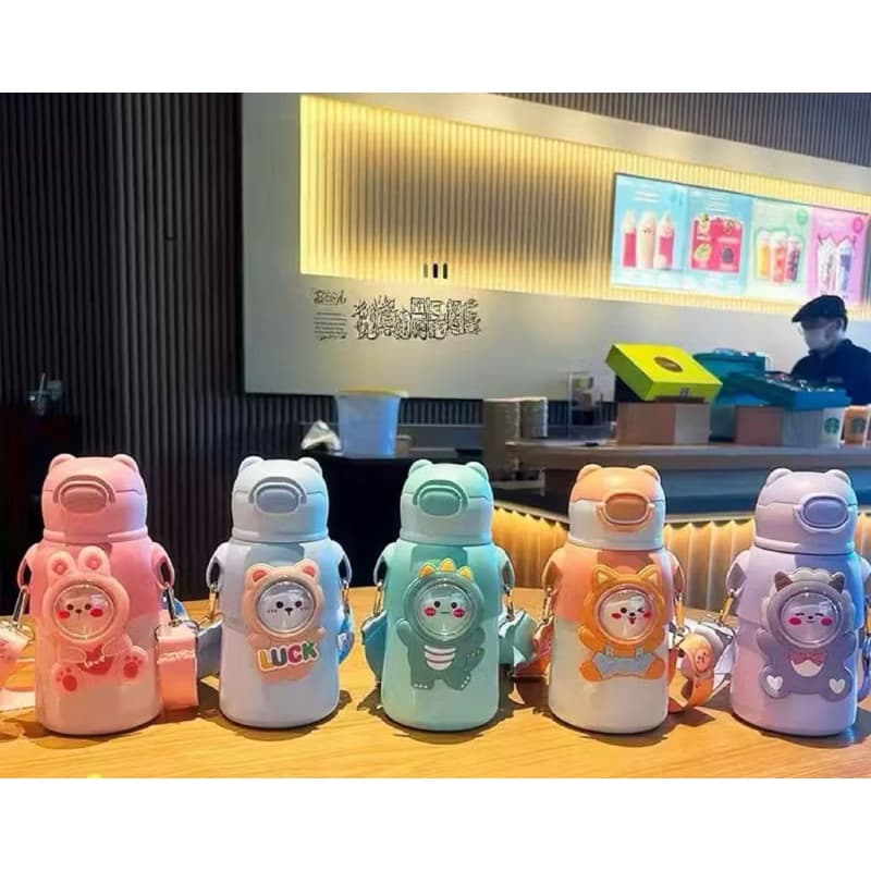 Garrafa  infantil  com canudo e alça 500/520ml Copo  --1330