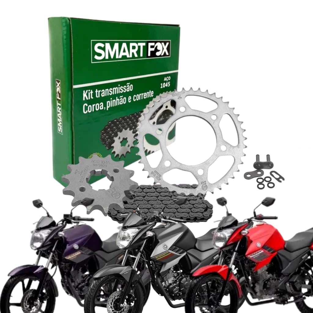 Kit Relaçao Yamaha Fazer 150 Factor 150 2014 Ate 2026 Smartfox Com Retentor