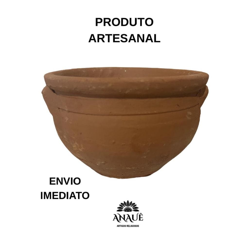 Panela de Barro Cru 14 cm Oferenda Umbanda Candomble