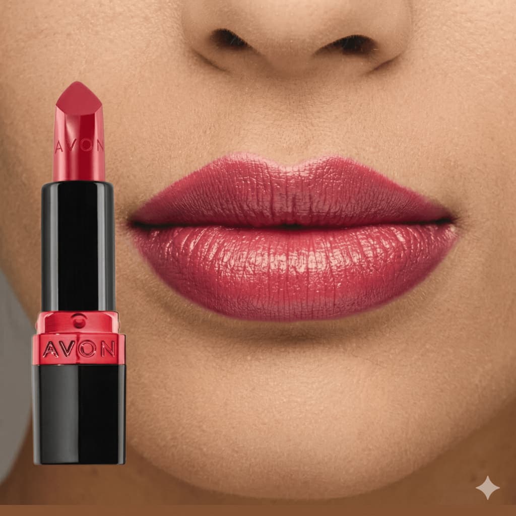 Batom Cremoso Rose Malva Avon - Acetinado - Hidratante