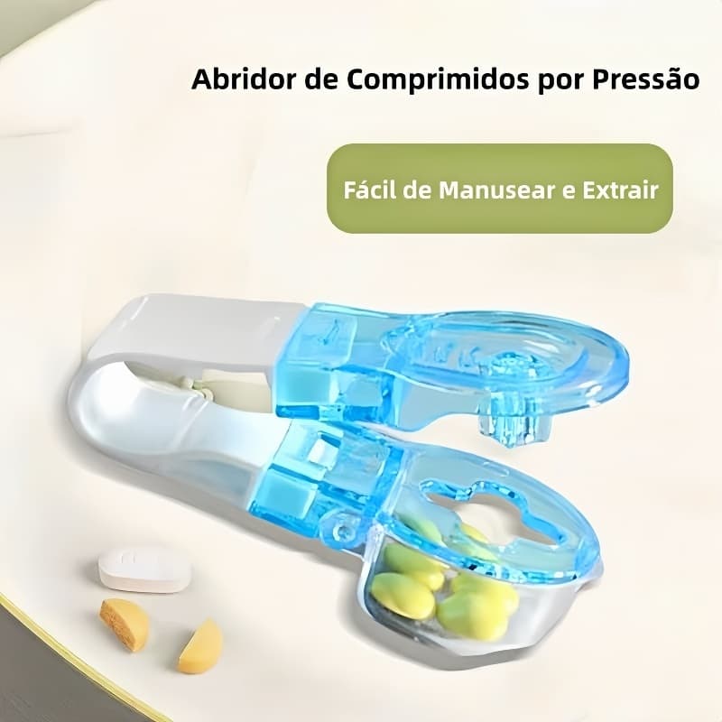 Removedor De Comprimidos Portátil , À Prova De Poeira , Abridor De Caixa , Mini Dispensador Armazenamento , Estojo