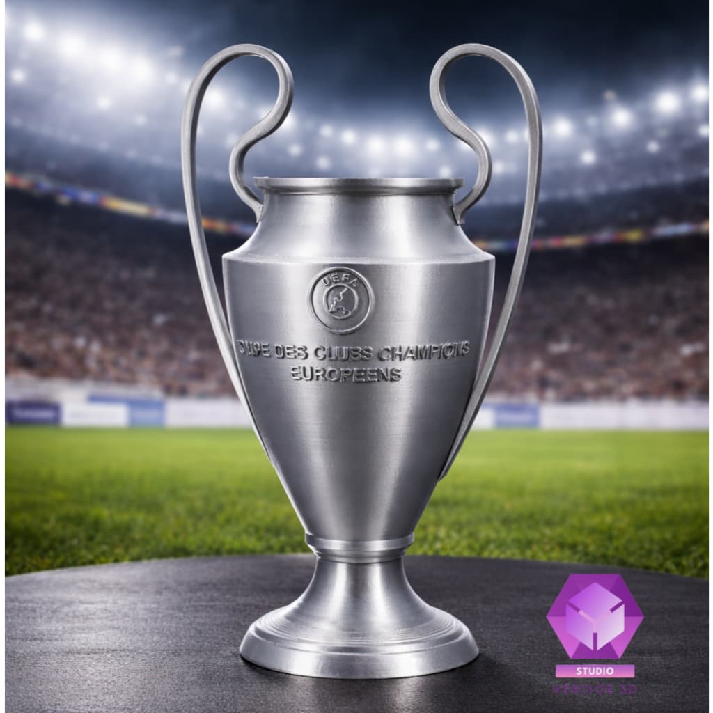 Troféu Champions League Taça Liga dos Campeões UEFA Premium Alta Qualidade Decoração Futebol Coleção