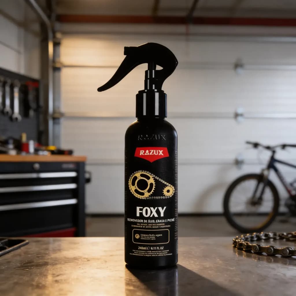 Limpa Corrente Foxy Removedor Oleo Graxa Piche Razux 240ml