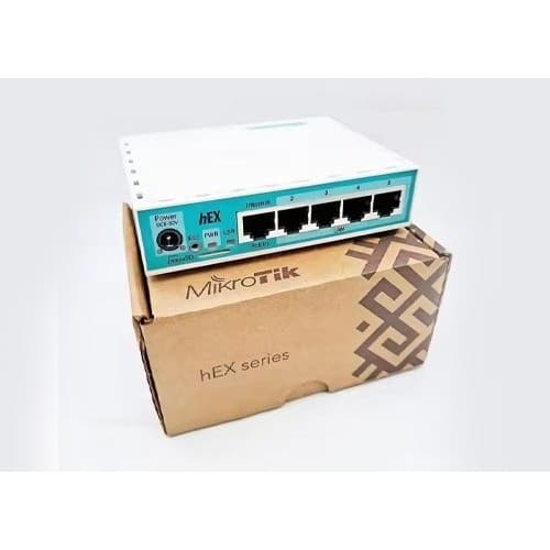 Roteador Mikrotik hEX E50UG Gigabit 5 Portas 512MB RAM L4 - Nota Fiscal | 100% - Original - Novo 2026