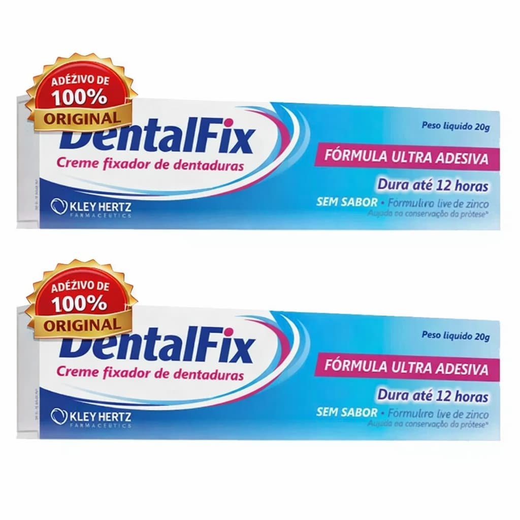 Creme DentalFix 20g com Fórmula Ultra Adesiva para Dentaduras