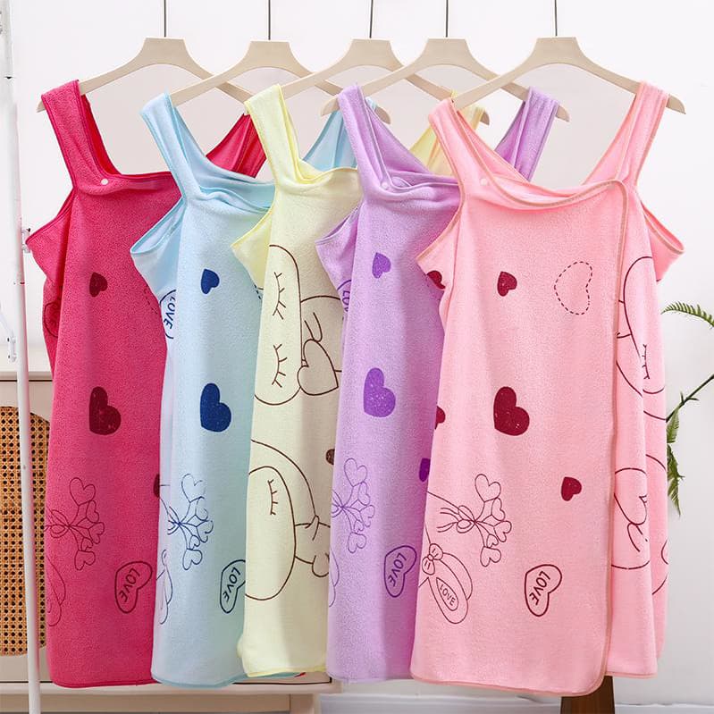 Roupão de Banho VEQE Estampado Feminino Design Moderno, Abrigo Total e Toque Aveludado