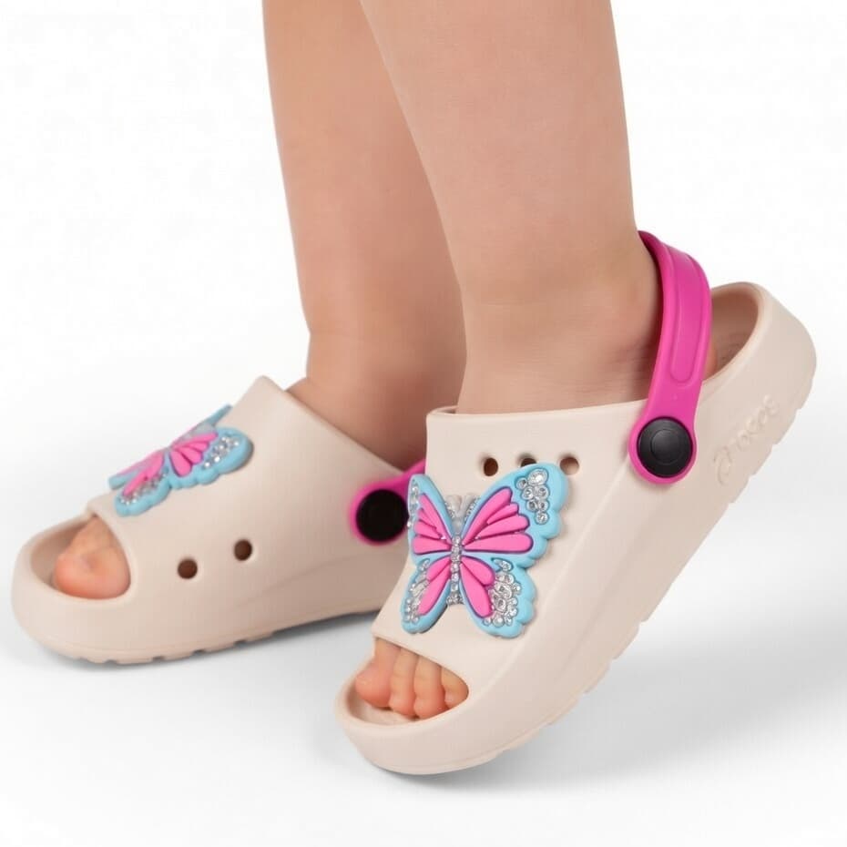 Sandália Papete Slide Menina Infantil Leve e Confortável Anatômica