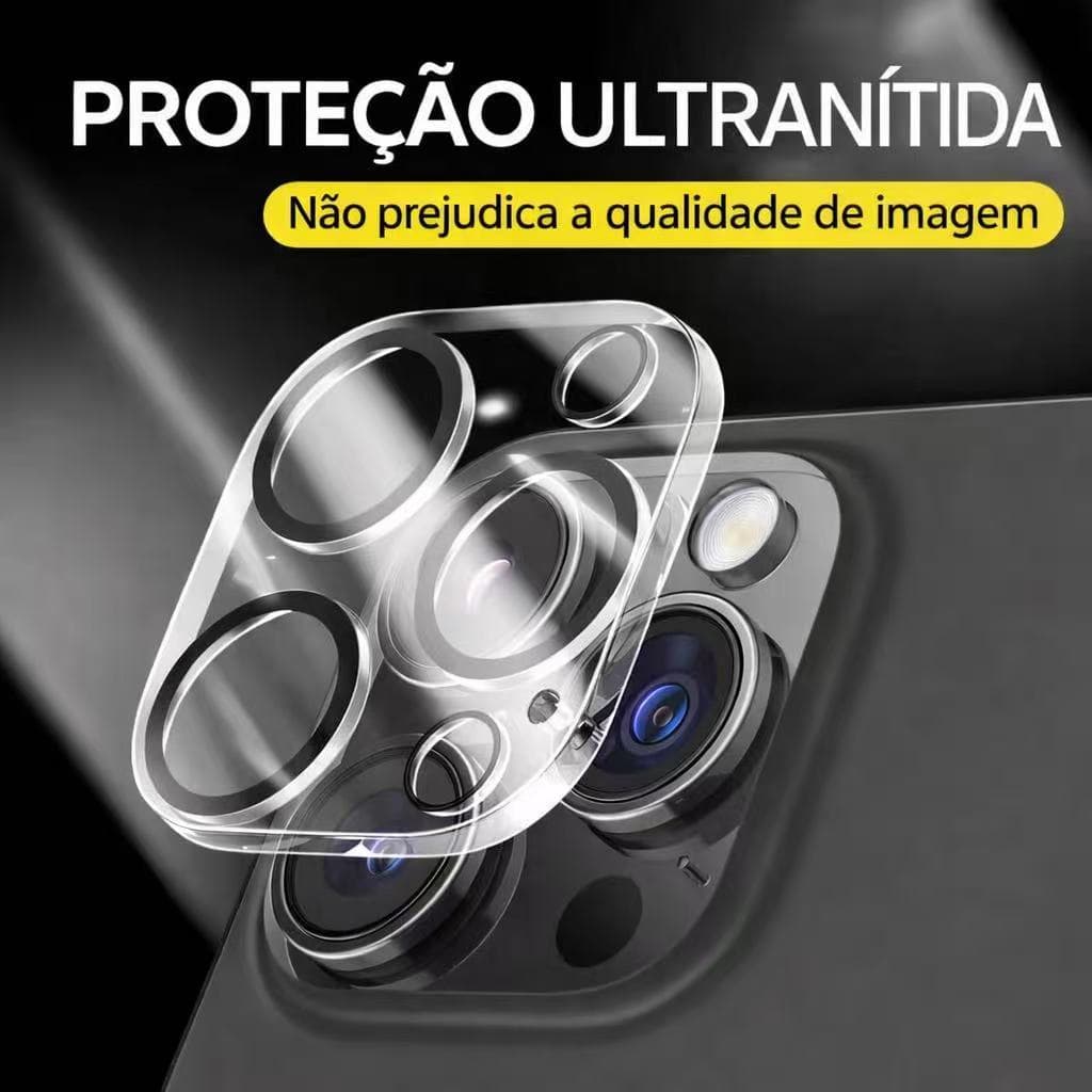 Película de Câmera Traseira de Vidro 3D Para Iphone 11 12 13 14 15 16 17 PLUS / PRO / PRO MAX 3D