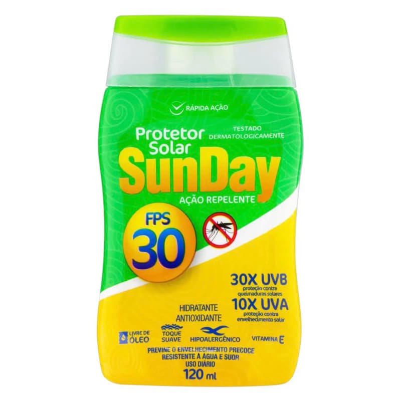 Protetor Solar Sunday Ação Repelente