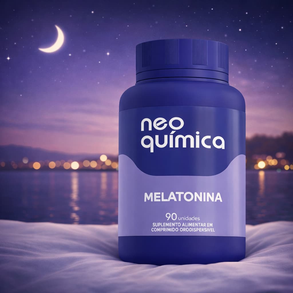 Melatonina Sabor Maracujá 90 Comprimidos - NEO QUIMICA