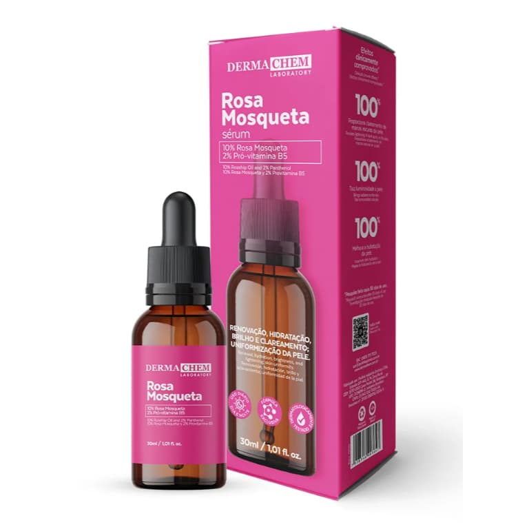 Sérum Facial DermaChem 30ml - Clareamento, Hidratação e Luminosidade