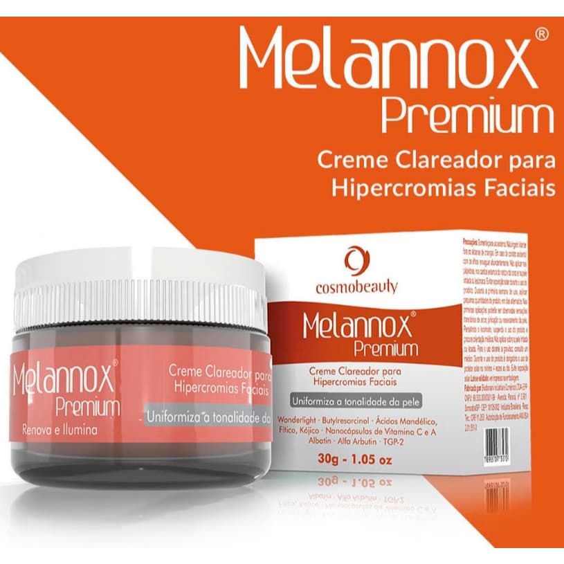 Creme Clareador Melasma Melannox Premium Cosmobeauty