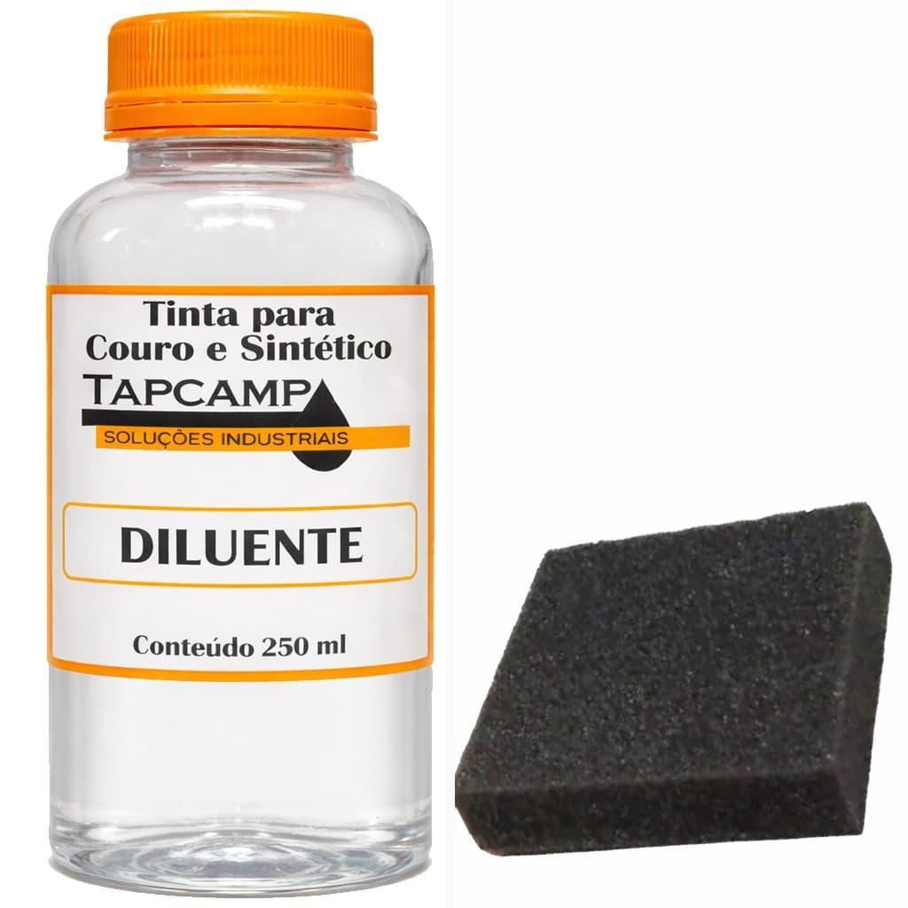 Diluente Para Couro Tapcamp 250ml Limpeza Profunda Antes da Pintura