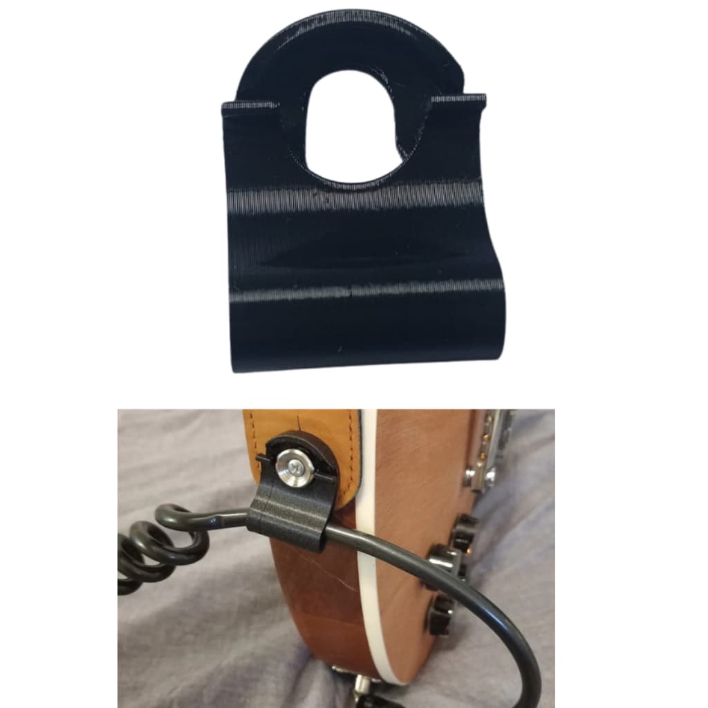 Kit suporte Trava De Cabo P2 Para correia cinta Guitarra E Violão Strap Lock