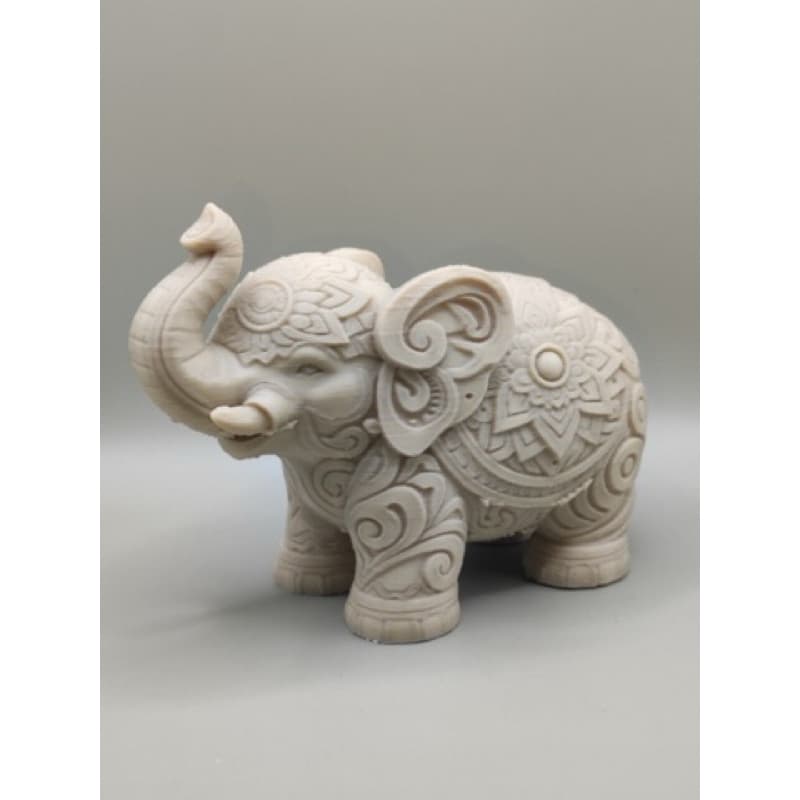 Estátua de elefante pequeno 8,5cm altura para decoração de ambientes salas