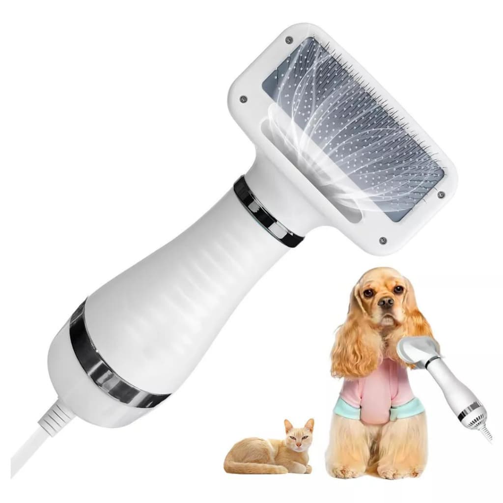 Secador De Pelo Escova Pente Pet Tosa Profissional Portátil